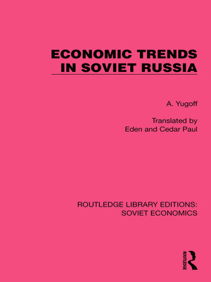 cover image of Economic Trends in Soviet Russia